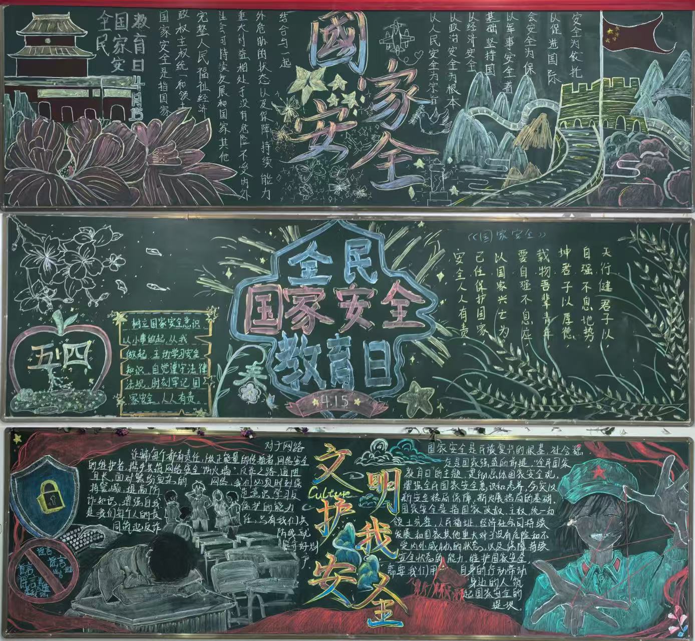 ok138cn太阳集团安全文明月黑板报评比结果公布